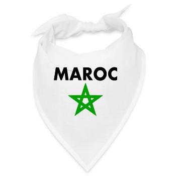 Marokko - Bandana - Weiß - Vorne