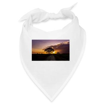 exotischer Sonnenuntergang in Venezuela - Bandana - Weiß - Vorne