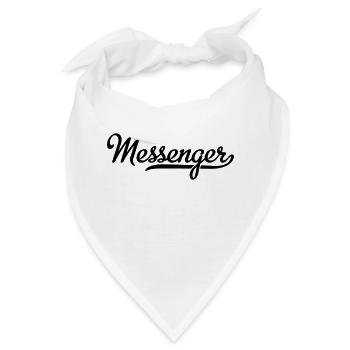 Fahrradkurier - Bandana - Weiß - Vorne