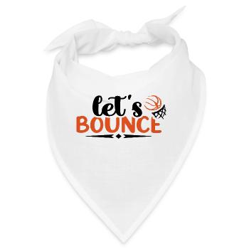 Let´s Bounce Basketball - Bandana - Weiß - Vorne