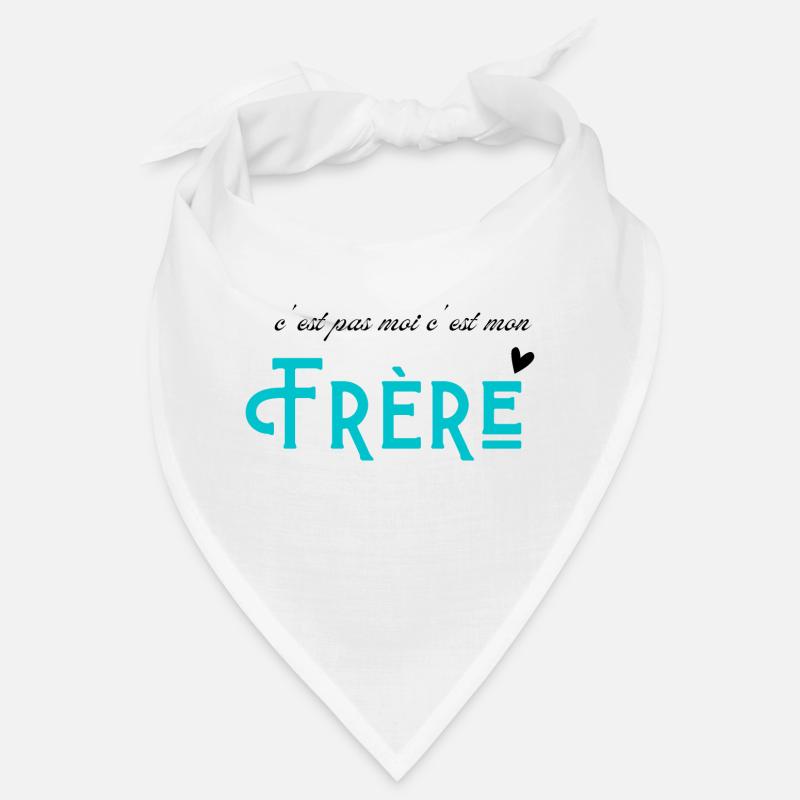 c'est pas moi c'est mon frère- shirt assortis sœur Bandana