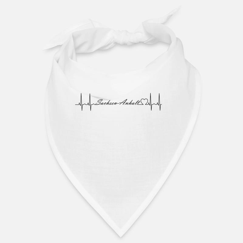 Sachsen-Anhalt - Bandana - Weiß