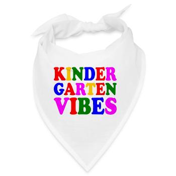 kindergarten vibes - Bandana - Weiß - Vorne