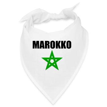 Marokko - Bandana - Weiß - Vorne