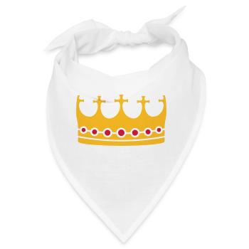 Diamanten Königin Krone Schmuck - Bandana - Weiß - Vorne