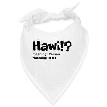 Hawi-Steiermark slang - Bandana - Weiß - Vorne