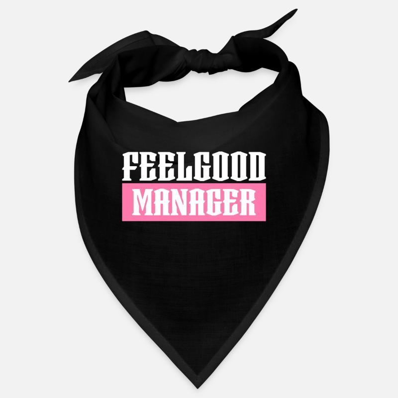 Feelgood manager tshirt rose noir Bandana