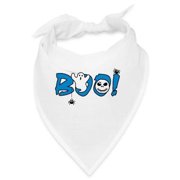 Lustiges Halloween Label für festliche Gestaltung - Bandana - Weiß - Vorne