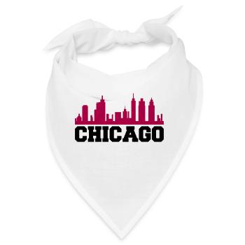 Chicago - Bandana - Weiß - Vorne