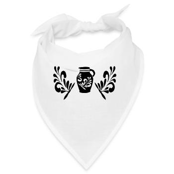 In Bembel WeTrust Frankfurt Shirt Designs #Bembel - Bandana - Weiß - Vorne