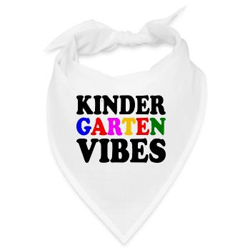 kindergarten vibes - Bandana - Weiß - Vorne