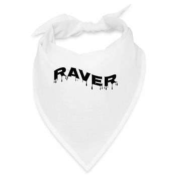 Raver - Bandana - Weiß - Vorne