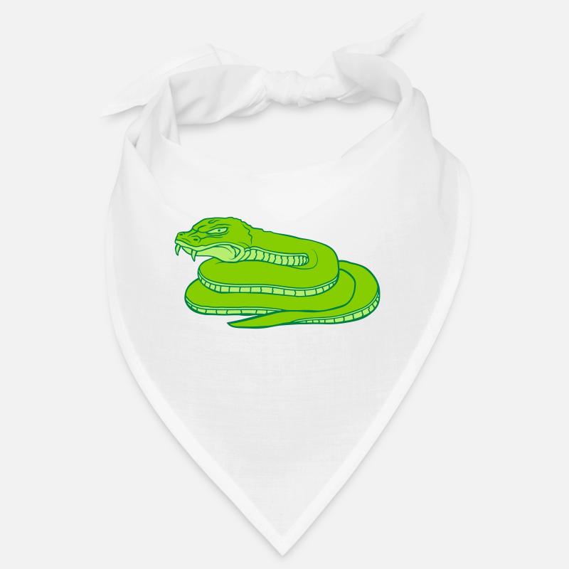 Conception de serpent dangereux maléfique Bandana