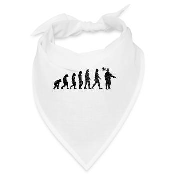 Schornsteinfeger Essenkehrer Geschenk Kaminkehrer - Bandana - Weiß - Vorne