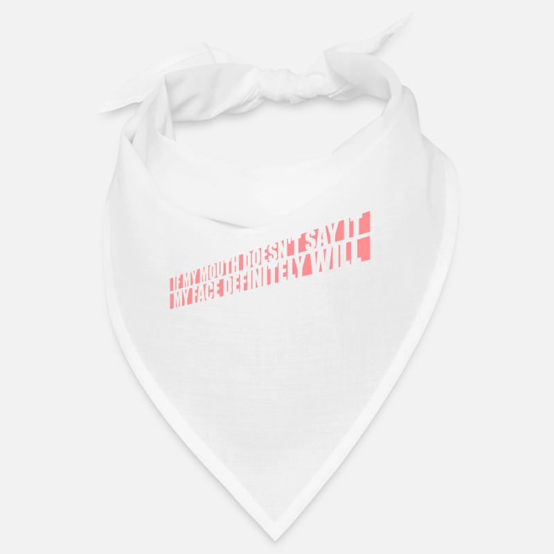 my face definitely will Bandana