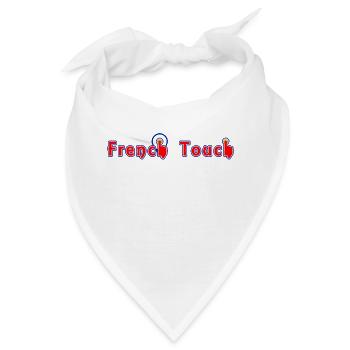 French Touch-Klicks - Bandana - Weiß - Vorne