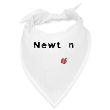 Isaac Newton - Bandana - Weiß - Vorne