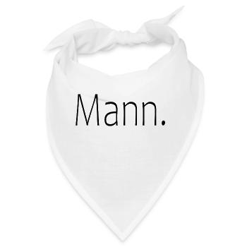 Mann - Bandana - Weiß - Vorne