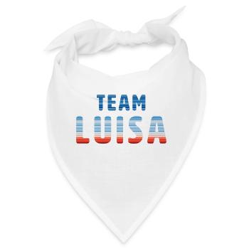 Team Luisa | Warming Stripes - Bandana - Weiß - Vorne