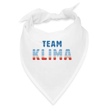 Team Klima | Warming Stripes - Bandana - Weiß - Vorne