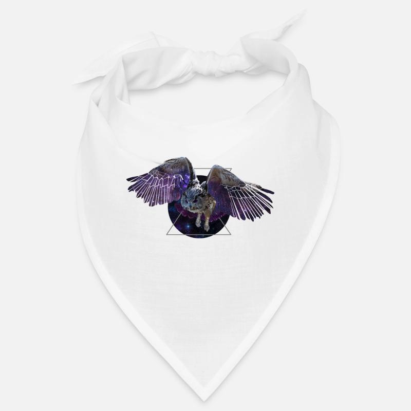 Hibou de l’espace - Bandana - blanc
