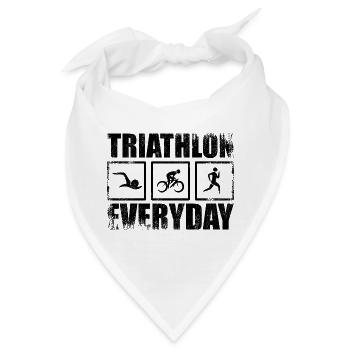 Triathlon Alltag - Bandana - Weiß - Vorne