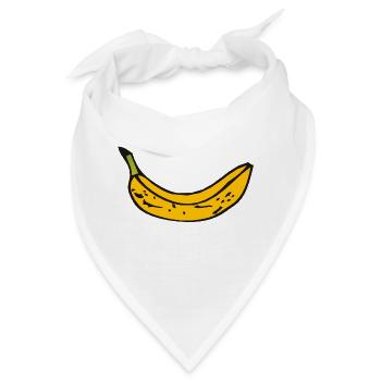 Banane - Bandana - Weiß - Vorne
