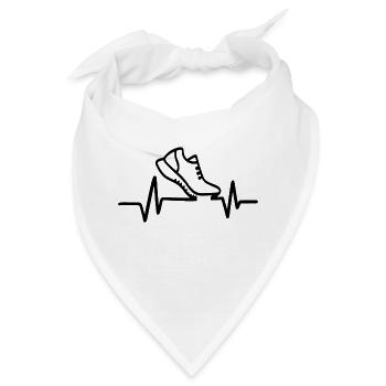 Turnschuh heartbeat - Bandana - Weiß - Vorne
