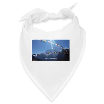 Nepal Annapurna - Bandana - Weiß - Vorne