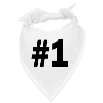 1 - Bandana - Weiß - Vorne