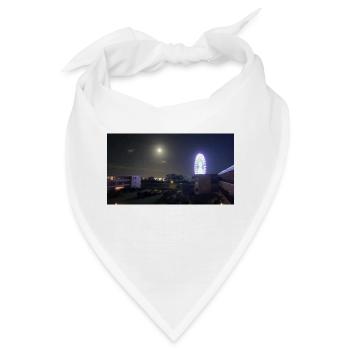 Riesenrad grömitz in der nacht - Bandana - Weiß - Vorne