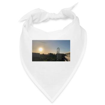 Sonnenaufgang in Grömitz Ostsee - Bandana - Weiß - Vorne