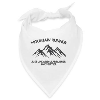 Bergläufer - Bandana - Weiß - Vorne
