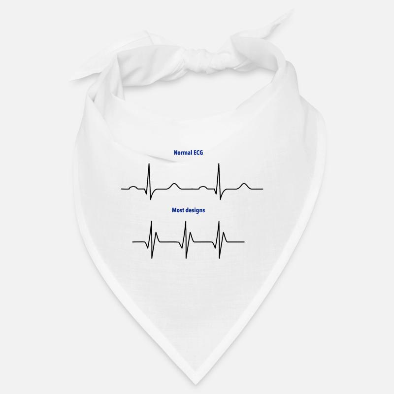 Normal ECG vs. Design ECGs Bandana