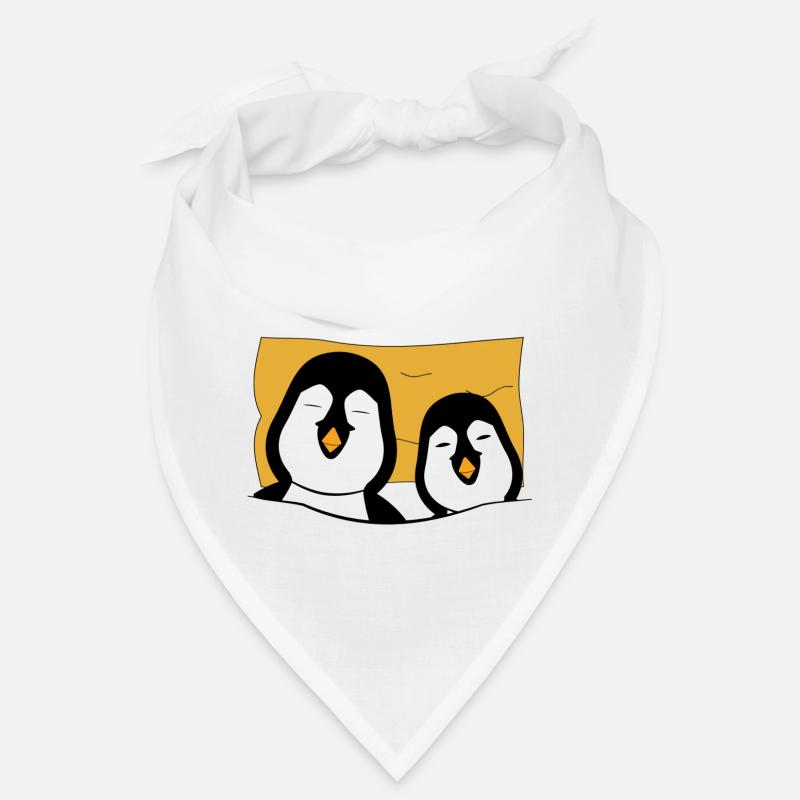 2 pingouins au lit Bandana