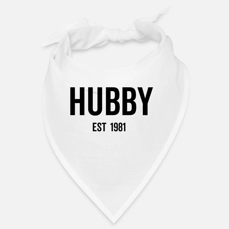 Hubby Est 1981 Bandana