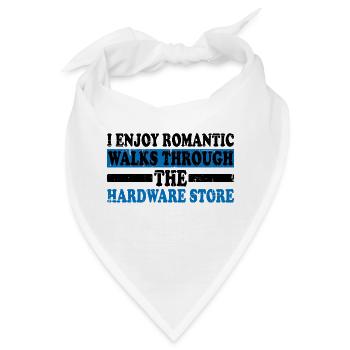 Enjoy Romantic Walks Through The Hardware Store17 - Bandana - Weiß - Vorne