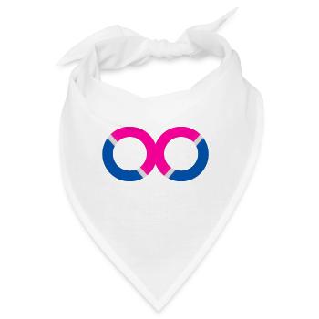 Acht Unendlichkeit 2 - Bandana - Weiß - Vorne