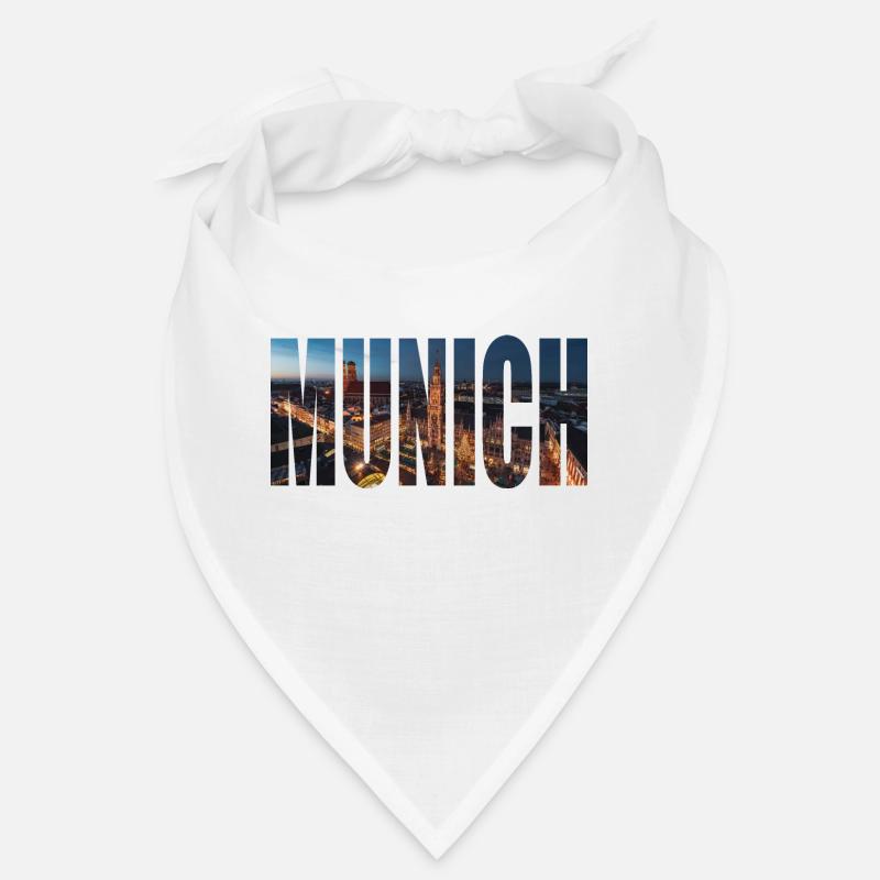 MUNICH SKYLINE NIGHT München Bandana