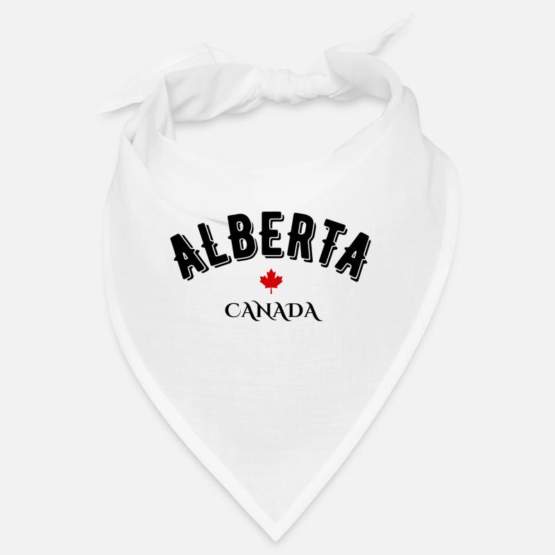 alberta canada - Bandana - blanc