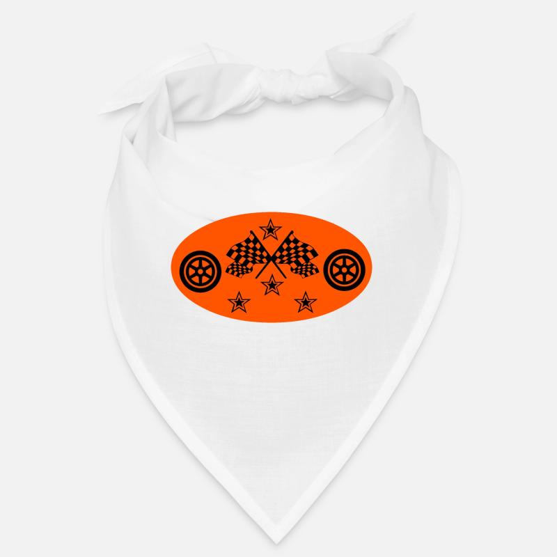 Auto - Bandana - Weiß