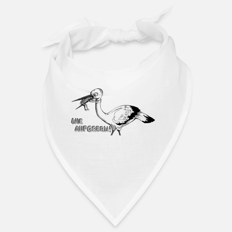 Never give up big vs small Bandana