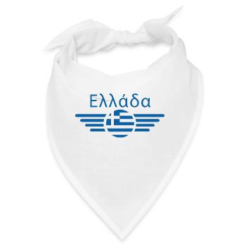 Griechenland - Bandana - Weiß - Vorne