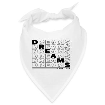DREAMS - COME TRUE - Bandana - Weiß - Vorne