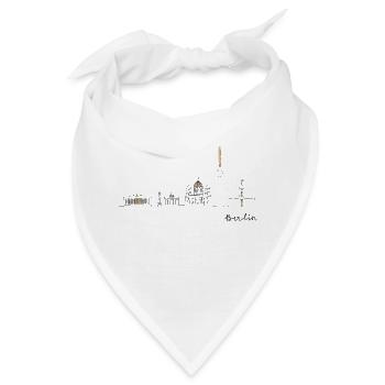 Skyline Berlin - Bandana - Weiß - Vorne