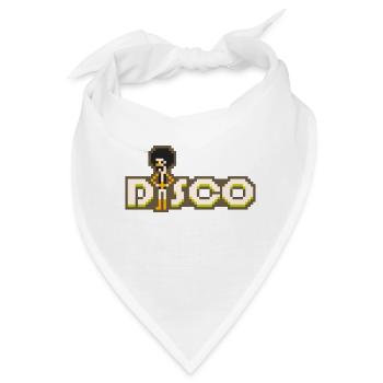 8bit disco - Bandana - Weiß - Vorne