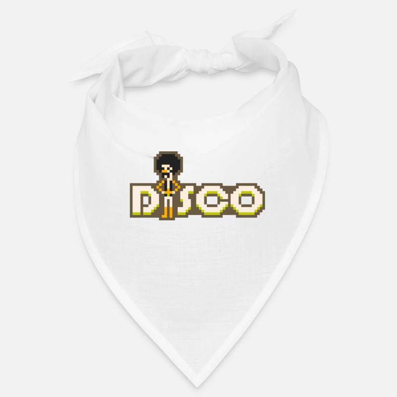 8bit disco - Bandana - Weiß