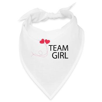 Schwangerschaft Babyparty Babyshower Boy Girl - Bandana - Weiß - Vorne