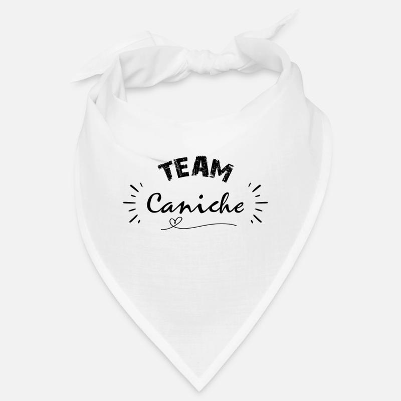 Team Caniche, idée cadeau pour amis des chiens Bandana