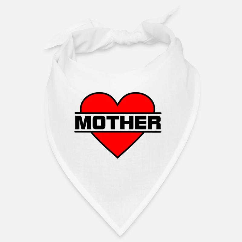 Herz Liebe Mutter Bandana